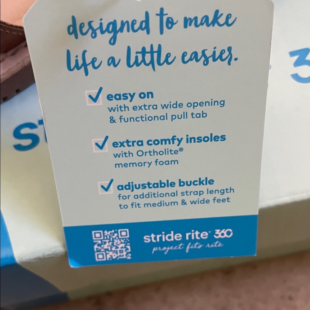 Stride Rite Tan Kids Sandals - Picture 6 of 6